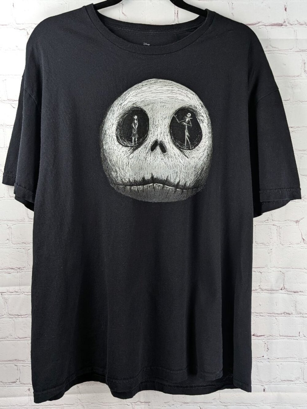 Disney Nightmare Before Christmas Jack Skellington Face Tee XL